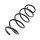 Suspension Spring set front axle coil spring Ø 147 mm KYB for e.g. OPEL VECTRA