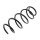 Suspension Spring set front axle coil spring Ø 146 mm KYB for e.g. OPEL VECTRA