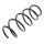 Suspension Spring set front axle coil spring Ø 141 mm KYB for e.g. OPEL VECTRA