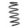 Suspension Spring set front axle coil spring Ø 132 mm KYB for OPEL MERIVA