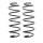 Suspension Spring set front axle Ø 136 mm KYB for e.g. SKODA ROOMSTER
