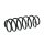 Suspension Spring set front axle coil spring Ø 153 mm KYB for e.g. OPEL ANTARA