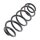 Suspension Spring set front axle coil spring Ø 134 mm KYB for e.g. VW PASSAT