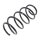 Suspension Spring set front axle coil spring Ø 151 mm KYB for e.g. SAAB 9-3