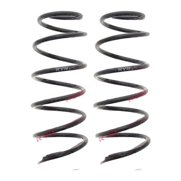 Suspension Spring set front axle coil spring Ø 136 mm KYB for e.g. SKODA FABIA