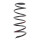 Suspension Spring set front axle coil spring Ø 136 mm KYB for e.g. SKODA FABIA