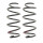 Suspension Spring set front axle Ø 149 mm KYB for e.g. SKODA OCTAVIA