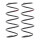 Suspension Spring set front axle coil spring Ø 139 mm KYB for e.g. SKODA FABIA