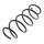 Suspension Spring set front axle coil spring Ø 139 mm KYB for e.g. SKODA FABIA