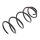Suspension Spring set front axle Ø 148 mm KYB for BMW 1 Series and others