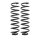 Suspension Spring set front axle coil spring Ø 128 mm KYB for e.g. MB R-KLASSE