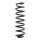 Suspension Spring set front axle coil spring Ø 128 mm KYB for MB M-KLASSE