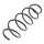 Suspension Spring set front axle coil spring Ø 150 mm KYB for e.g. MB A-KLASSE
