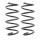 Suspension Spring set front axle coil spring Ø 132 mm KYB for e.g. OPEL COMBO