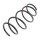 Suspension Spring set front axle Ø 164 mm KYB for e.g. TOYOTA AURIS