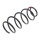 Suspension Spring set front axle coil spring Ø 140 mm KYB for VW FOX