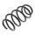 Suspension Spring set front axle coil spring Ø 148 mm KYB for e.g. AUDI A3