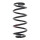 Suspension Spring set front axle coil spring Ø 136 mm KYB for e.g. AUDI A4