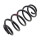 Suspension Spring set front axle coil spring Ø 136 mm KYB for e.g. AUDI A4