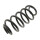 Suspension Spring set front axle coil spring Ø 139 mm KYB for e.g. AUDI A4