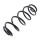 Suspension Spring set front axle coil spring Ø 132 mm KYB for e.g. AUDI A6