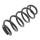 Suspension Spring set front axle coil spring Ø 136 mm KYB for e.g. AUDI A6