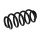 Suspension Spring set front axle coil spring Ø 136 mm KYB for e.g. AUDI A6