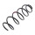 Fahrwerksfedern-Set Vorderachse Schraubenfeder Ø 142 mm KYB für u.a. FIAT GRANDE