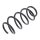 Suspension Spring set front axle coil spring Ø 151 mm KYB for FORD S-MAX