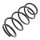 Suspension Spring set front axle coil spring Ø 140 mm KYB for e.g. OPEL VECTRA