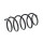 Suspension Spring set front axle coil spring Ø 147 mm KYB for e.g. OPEL VECTRA