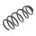 Suspension Spring set front axle coil spring Ø 145 mm KYB for e.g. OPEL ASTRA