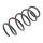 Suspension Spring set front axle coil spring Ø 136 mm KYB for OPEL CORSA