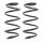 Suspension Spring set front axle coil spring Ø 148 mm KYB for e.g. SEAT ALTEA