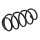 Suspension Spring set front axle coil spring Ø 152 mm KYB for e.g. VW GOLF