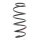 Suspension Spring set front axle coil spring Ø 143 mm KYB for e.g. VW PASSAT