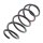 Suspension Spring set front axle coil spring Ø 143 mm KYB for e.g. VW PASSAT