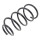 Suspension Spring set front axle KYB suitable for BMW 5 Series and others