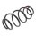 Suspension Spring set front axle coil spring KYB suitable for FIAT BRAVO