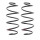 Suspension Spring set front axle coil spring KYB suitable for FIAT BRAVO
