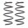 Suspension Spring set front axle coil spring KYB for e.g. FORD MONDEO