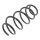 Suspension Spring set front axle coil spring KYB for e.g. FORD MONDEO