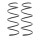 Suspension Spring set front axle KYB for e.g. MERCEDES-BENZ C-KLASSE