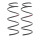 Suspension Spring set front axle KYB for e.g. MERCEDES-BENZ C-KLASSE