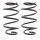 Suspension Spring set front axle coil spring KYB for NISSAN QASHQAI
