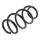 Suspension Spring set front axle coil spring KYB IAM-Expertise for SEAT LEON