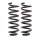 Suspension Spring set rear axle coil spring KYB IAM-Expertise for AUDI A8