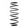 Suspension Spring set rear axle coil spring Ø 130 mm KYB for TOYOTA YARIS