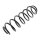 Suspension Spring set rear axle coil spring Ø 105 mm KYB for AUDI A2