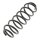 Suspension Spring set rear axle coil spring Ø 112 mm KYB for e.g. VW GOLF